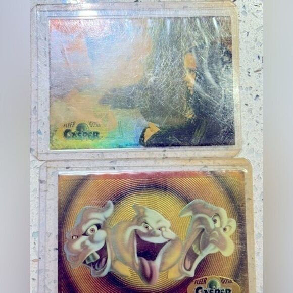 (2) Casper Fleer trading cards​ - Picture 1 of 5